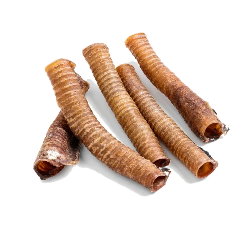 Trachées de boeuf séchées pour chien, friandise naturelle - Capitaine Croq